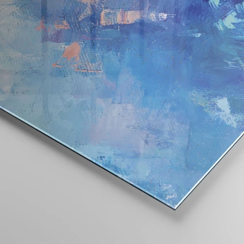 Obraz na skle - Zimní abstrakce - 120x80 cm