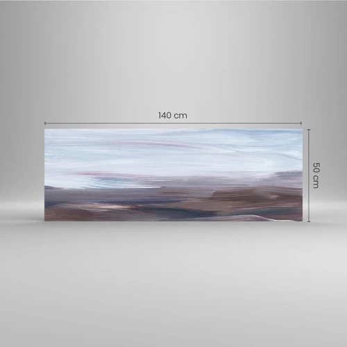 Obraz na skle - Živly: voda - 140x50 cm