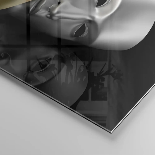 Obraz na skle - Život je divadlo - 50x50 cm