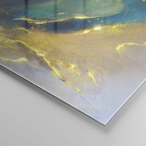 Obraz na skle - Zlatý močál - 70x50 cm