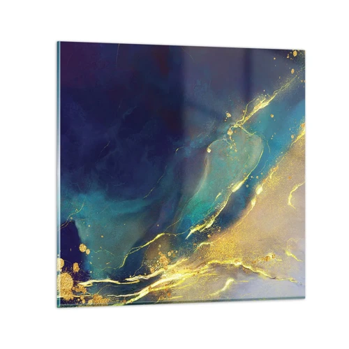 Obraz na skle - Zlatý močál - 70x70 cm