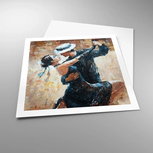 Plakát - A la Rudolf Valentino - 60x60 cm