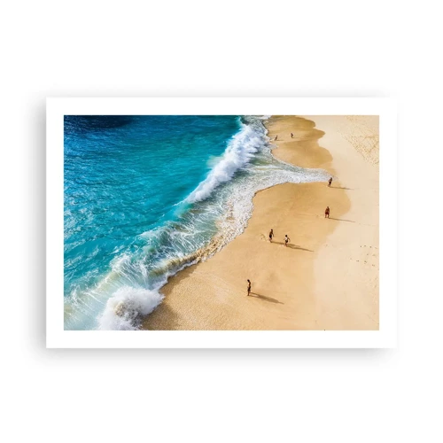Plakát - A pak slunce, pláž… - 70x50 cm