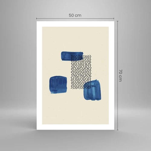 Plakát - Abstraktní kvarteto - 50x70 cm