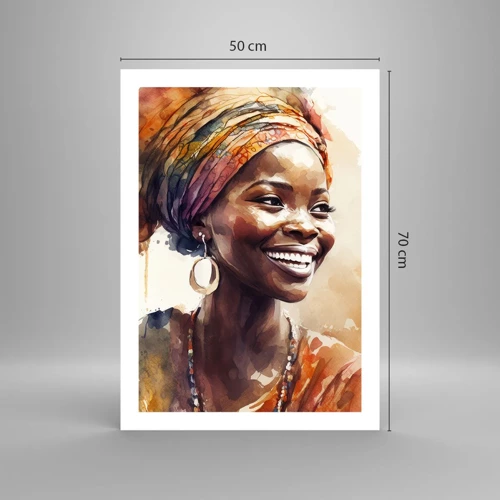 Plakát - Africká královna - 50x70 cm