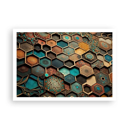 Plakát - Arabské ornamenty – variace - 100x70 cm