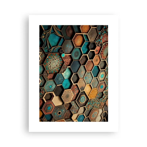 Plakát - Arabské ornamenty – variace - 30x40 cm