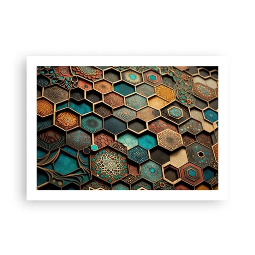 Plakát - Arabské ornamenty – variace - 70x50 cm