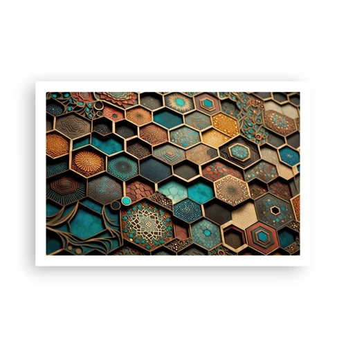 Plakát - Arabské ornamenty – variace - 91x61 cm