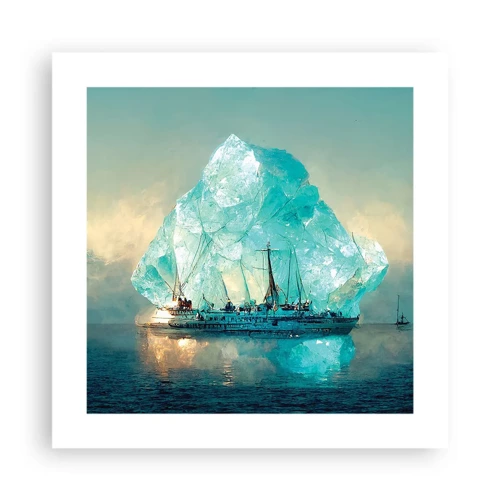 Plakát - Arktický briliant - 40x40 cm