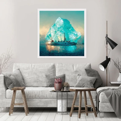 Plakát - Arktický briliant - 50x50 cm
