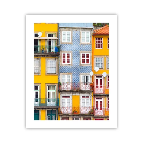 Plakát - Barvy starého města - 40x50 cm