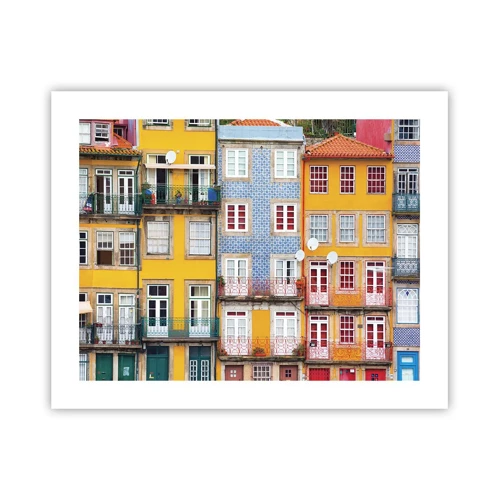 Plakát - Barvy starého města - 50x40 cm