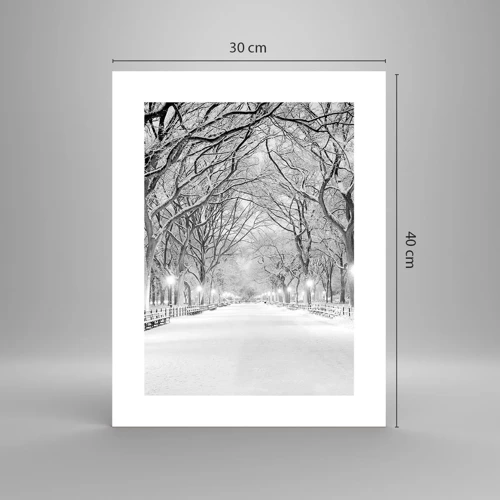 Plakát - Čtyři roční období – zima - 30x40 cm
