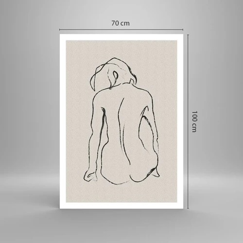 Plakát - Dívčí akt - 70x100 cm