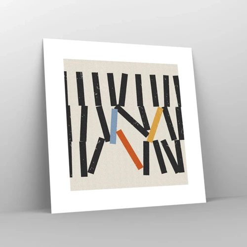 Plakát - Domino – kompozice - 30x30 cm