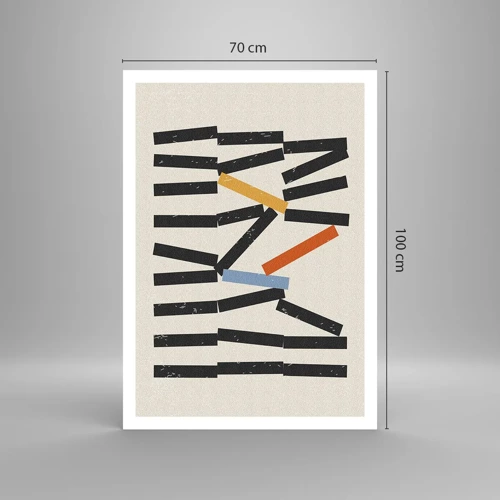 Plakát - Domino – kompozice - 70x100 cm