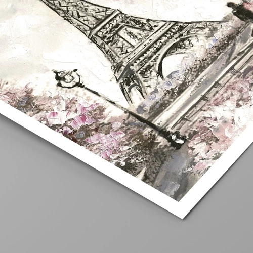 Plakát - Dubnová procházka Paříží - 40x30 cm