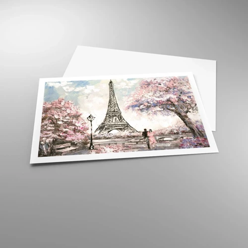 Plakát - Dubnová procházka Paříží - 91x61 cm