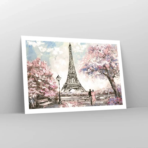Plakát - Dubnová procházka Paříží - 91x61 cm