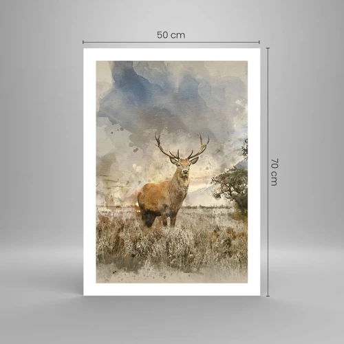 Plakát - Důstojnost - síla - majestátnost - 50x70 cm