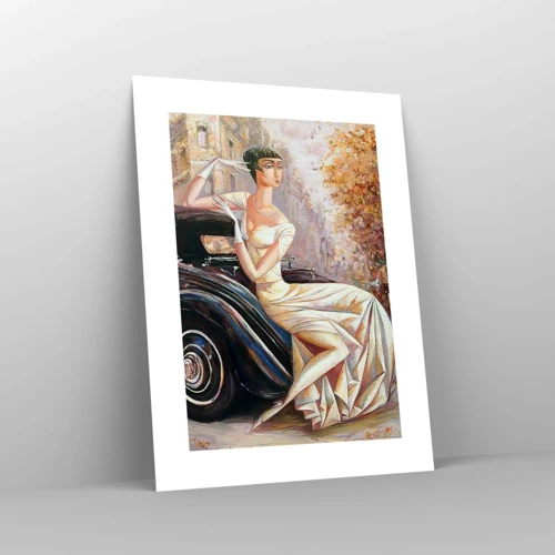 Plakát - Elegance v retro stylu - 30x40 cm