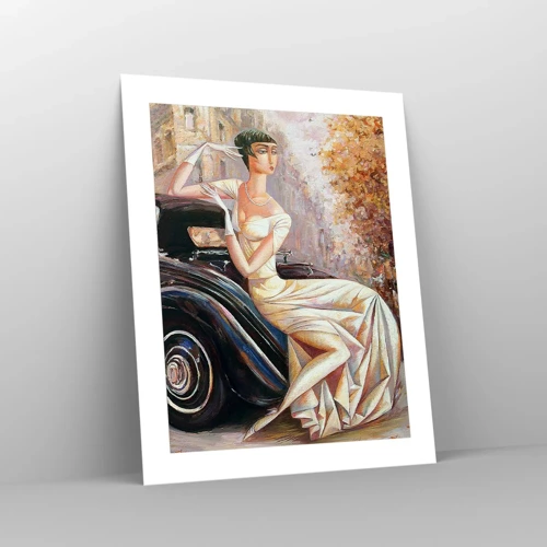 Plakát - Elegance v retro stylu - 40x50 cm