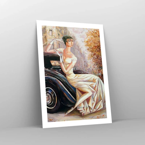 Plakát - Elegance v retro stylu - 50x70 cm