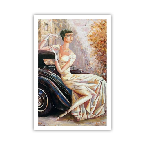 Plakát - Elegance v retro stylu - 61x91 cm