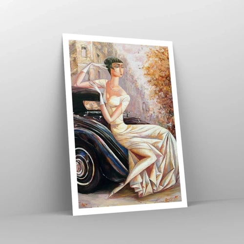 Plakát - Elegance v retro stylu - 70x100 cm