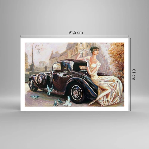 Plakát - Elegance v retro stylu - 91x61 cm