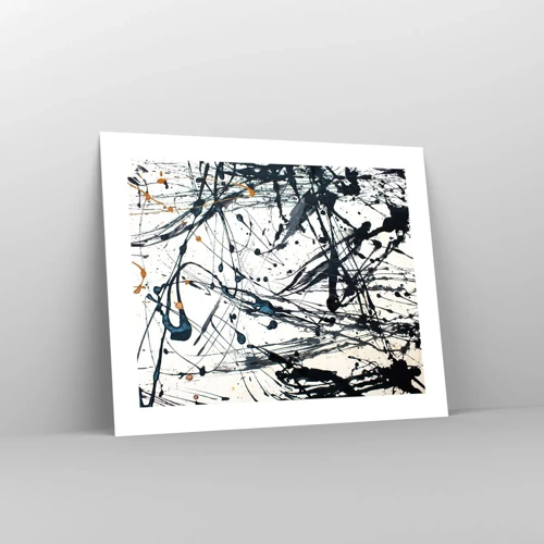 Plakát - Expresionistická abstrakce - 50x40 cm