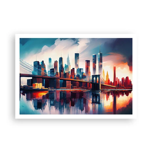 Plakát - Famózní New York - 100x70 cm