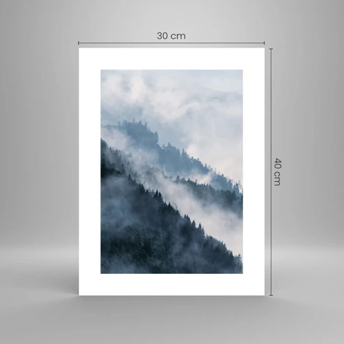 Plakát - Horská mystika - 30x40 cm