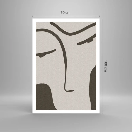 Plakát - Jako z Modiglianiho obrazu - 70x100 cm
