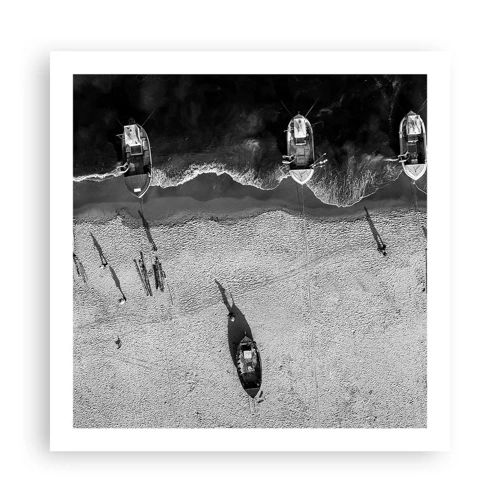 Plakát - Ještě na břehu… - 60x60 cm