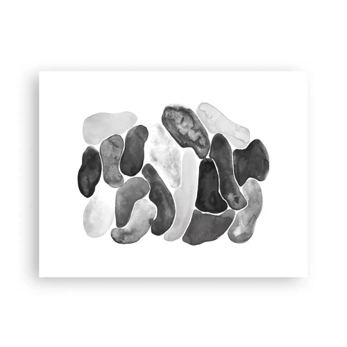 Plakát - Kamenitá abstrakce - 40x30 cm