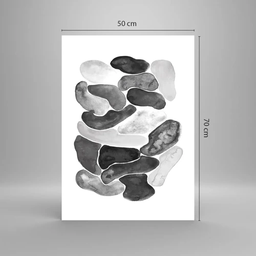 Plakát - Kamenitá abstrakce - 50x70 cm