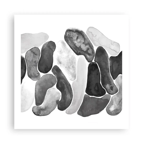 Plakát - Kamenitá abstrakce - 60x60 cm