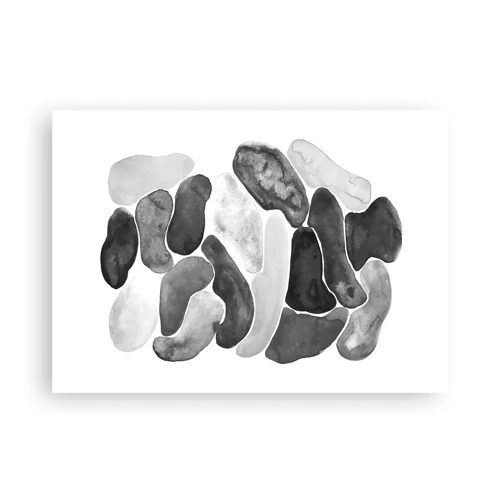 Plakát - Kamenitá abstrakce - 70x50 cm