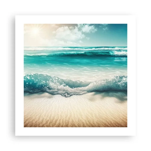 Plakát - Klid oceánu - 50x50 cm