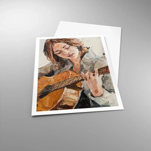 Plakát - Koncert pro kytaru a dívčí srdce - 70x100 cm