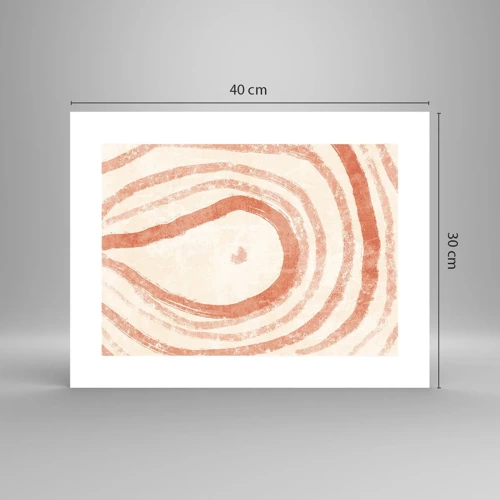 Plakát - Korálové kruhy – kompozice - 40x30 cm