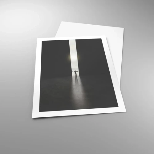 Plakát - Krok ke světlé budoucnosti - 50x70 cm