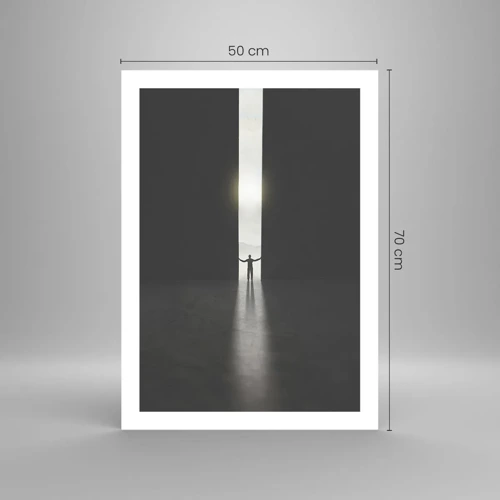 Plakát - Krok ke světlé budoucnosti - 50x70 cm