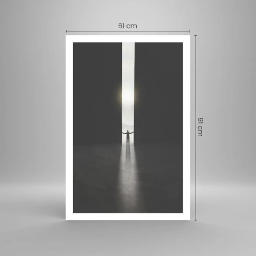 Plakát - Krok ke světlé budoucnosti - 61x91 cm
