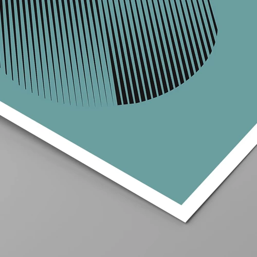 Plakát - Kruh – geometrická variace - 50x40 cm