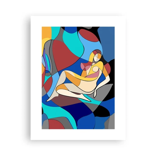Plakát - Kubistický akt - 30x40 cm
