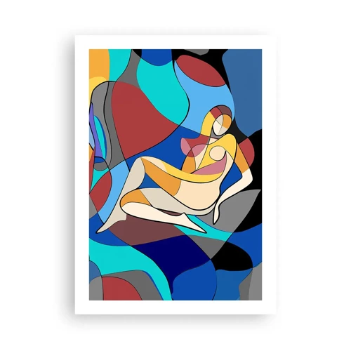 Plakát - Kubistický akt - 50x70 cm
