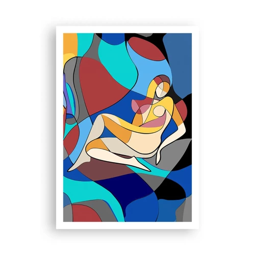 Plakát - Kubistický akt - 70x100 cm